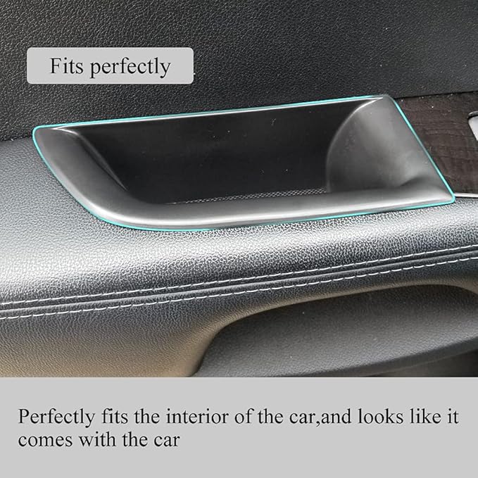 Vesul Front Row Door Organizer Grab Tray Compatible with Kia Sorento 2016 2017 2018 2019 2020 ABS Tray Armrest Phone Container Handle Pocket Insert Glove Pallet