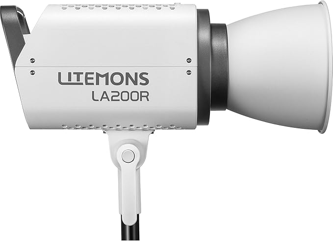 Godox Litemons RGB LED Monolight 220W, 1800–10000K Full Color Video Light, 64,000 Lux, NFC & App Control, Bowens Mount, Black Housing (LA200RK1)