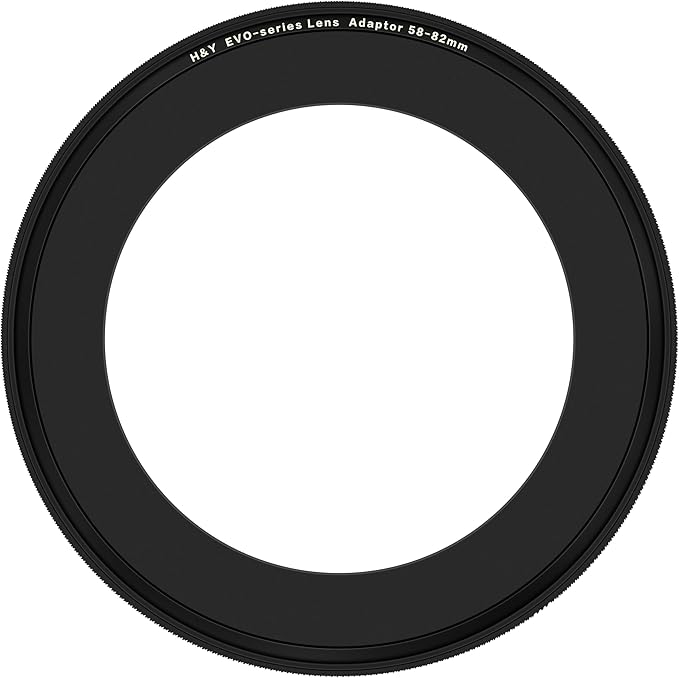H&Y Magnetic Step Up Filter Ring 58 to 82mm, Ultra-Slim Aluminum Lens Filter Stepping Ring for Adapting 58mm Lens to an 82mm Filters, EVO Series
