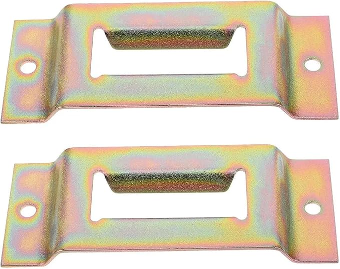 Cargo Steel E-Ring Tie Down Hooks 6PCS E Track Slot Anchors - Metal Electrophoresis (Truck Cargo Fastening) for E-Track Rail/Single System