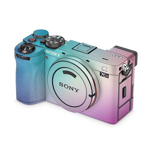 Camera Skin Compatible with Sony Alpha 7CR Camera (2023) - Vivid Fog - Premium 3M Vinyl Protective Wrap Decal Cover - Easy to Apply | Crafted in The USA by MightySkins