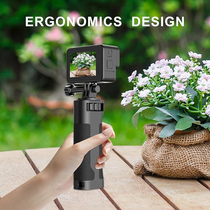 UURig Camera Handle Grip 1/4" Screw for Camera Stabilizer, Pistol Grip Camera Handle Compatible with Action Cam Canon Nikon Sony Digital Camera Mobile Video Shooting Vlog Camcorder
