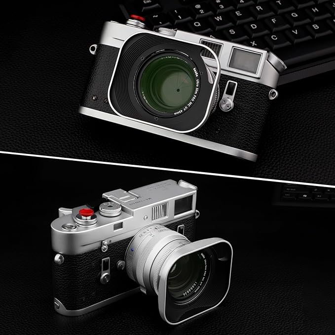 Haoge LH-ZV07P Lens Hood for Carl Zeiss Biogon T 2/35 35mm f2 ZM, C Biogon T 2.8/35 35mm f2.8 ZM, Planar T 2/50 50mm f2 ZM; Voigtlander NOKTON Classic 35mm f1.4 VM, 40mm f1.4 VM Hollow Out Designed