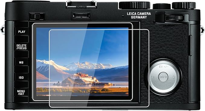 kinokoo Tempered Glass Film for Leica X Vario Crystal Clear Film Leica X Vario Screen Protector Bubble-free/Anti-scratch(2 pack)