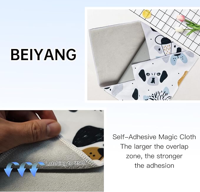BEIYANG Camera Protective Wrap, 22x22 Inch Lens Protector Wrapper, Magic Self-Adhesive Cloth for Camera/Lens/Phone/DSLR/Laptop/Accessories, Anti Scratch Equipment Wrap Storage Pouch