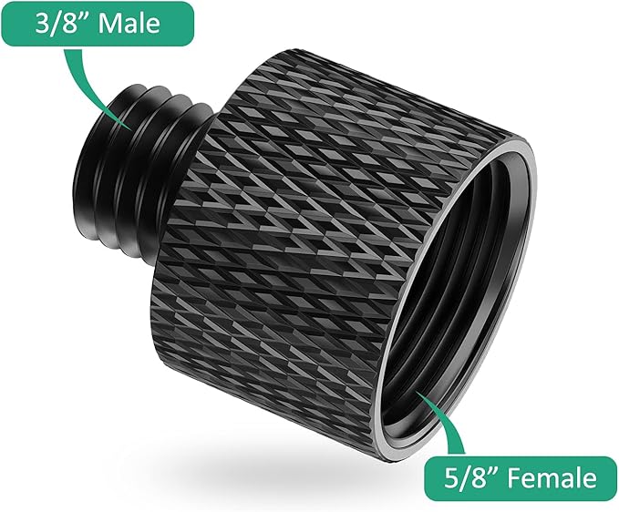 5/8 to 1/4 Adapter 8 Pcs Mic Stand Thread Screw Adapter 5/8 Female to 1/4 Male and 5/8 Female to 3/8 Male for Microphone Stand Mic Mount