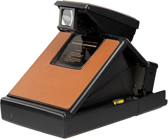 Polaroid SX-70 Land Camera Model 2 – Black Edition | Refurbished Folding SLR Instant Camera | Manual Focus | Uses SX-70 Film (Renewed)