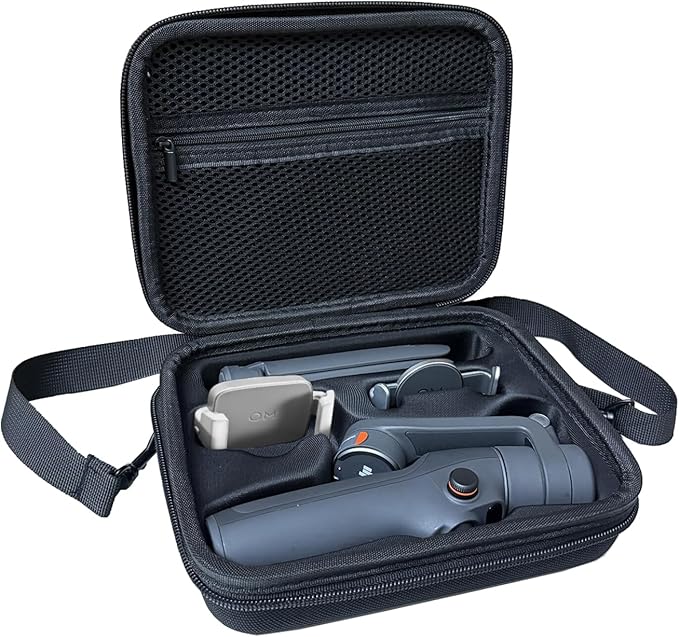 Osmo Mobile 6 Case, Portable Storage OM 6 Carrying Case Shoulder Bag for DJI OM 6 Smartphone Gimbal Stabilizer Accessories Black