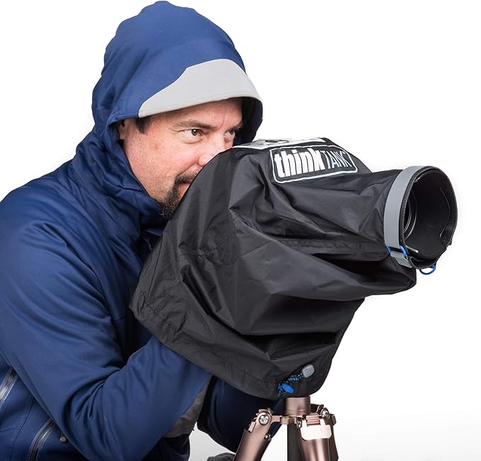 Think Tank Emergency Rain Cover for DSLR and Mirrorless Cameras with 24-70mm Lens - Small (Black)