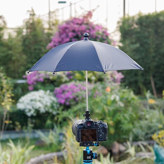 DSLR Mirrorless Camera Hot Shoe Umbrella Rain Cover Protector Sunshade for Canon EOS R100 R50 R8 R7 R10 R3 R6 Mark II R5 C Rp R Rebel T8i T7 90D A7RV A7 IV A7S III II Z8 Z9 Z30 Z5 Z6 Z7II