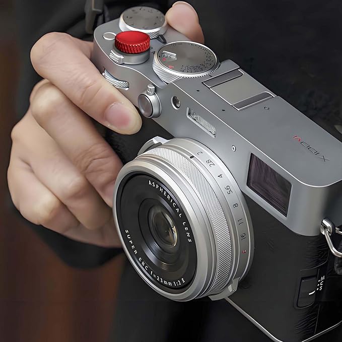 Fujifilm Camera Soft Release Button: 3 Pcs Shutter Button of Camera Accessories - Fuji Fujifilm X-M5 X-T5 X-T4 X-T3 X-T30 X-T30 II X-T20 X-PRO3 X100VI X100V X-E4 X-E3 (Red)