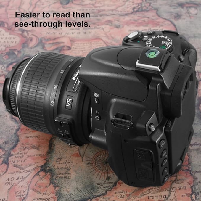 Set of 12 Hot Shoe Covers, SENHAI Camera Flashlight Hotshoe Cover of Bubble Spirit Level for Canon Nikon Panasonic Fujifilm Olympus Sigma PENTAX DSLR SLR