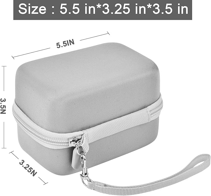 Grapsa Digital Camera Case Compatible with KODAK EKTAR H35 H35N Half Frame Film Camera, Storage Holder Organizer for Kodak Ultra F9 M35 M38 Paper Shoot kamera, 35mm Film Rolls (Box Only) -Grey