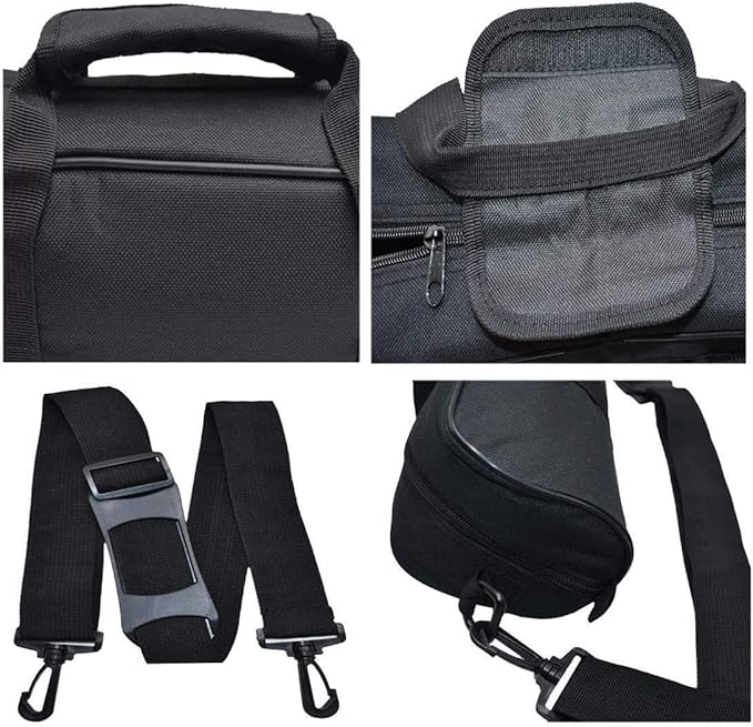 Birsppy Aeiniwer 4.7x3.9x16.5in/12×10×42cm Padded Carrying Tripod Bag，Small Case Thicken with Shoulder Strap and Carry Handle for Tripods,Monopod and Musical Instrument,Durable Nylon,Light Weight