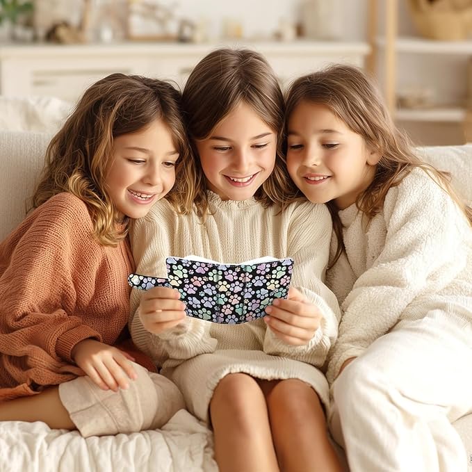 Lebrocoli Paws Small Photos Album for 2x3 Inch Films, 56 Pockets Mini Cute Albums Book for Polaroid Fujifilm Instax Mini Instant Camera Printer, Kpop Photocard Pictures Binders Holders Storage