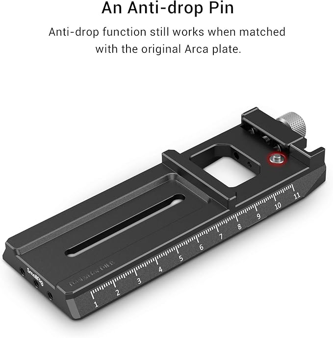 SMALLRIG 5.5'' Camera Quick Release Plate Adapter for Arca-Swiss for DJI RS 5 / RS 4 / RS 4 Pro / RS 2 / RSC 2 / RS 3 / RS 3 Pro & for Ronin-S Gimbal