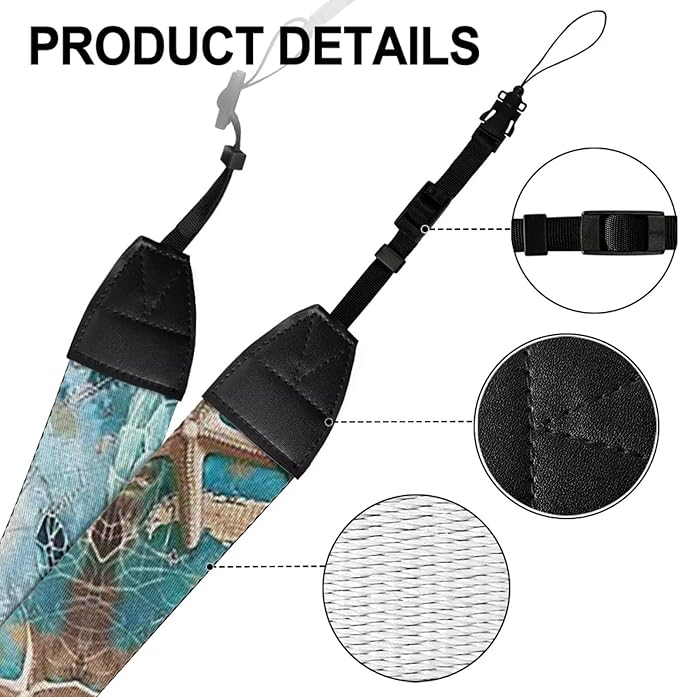 GLENLCWE Camera Strap, Camera Strap for Photographers Neck Strap Replacement Fit Most Cameras