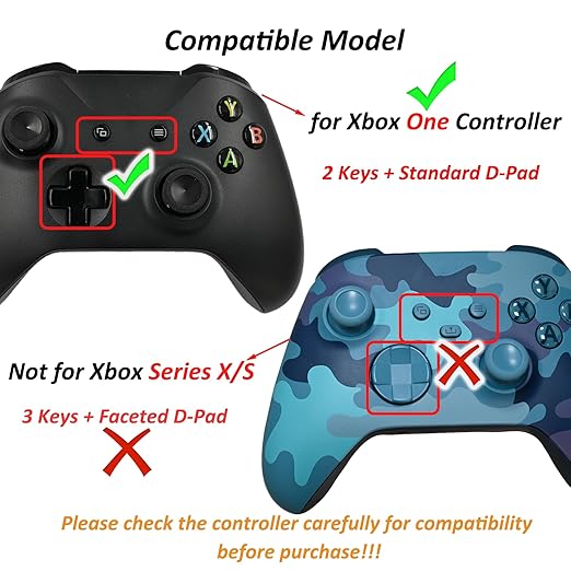 4 Pcs Battery Back Cover for Xbox One/One S/One X Controller[NOT for Xbox Series X/S],Battery Back Shell Covers for Xbox One Controller,Replacement Battery Cover Door Compatible with Xbox One(Black)