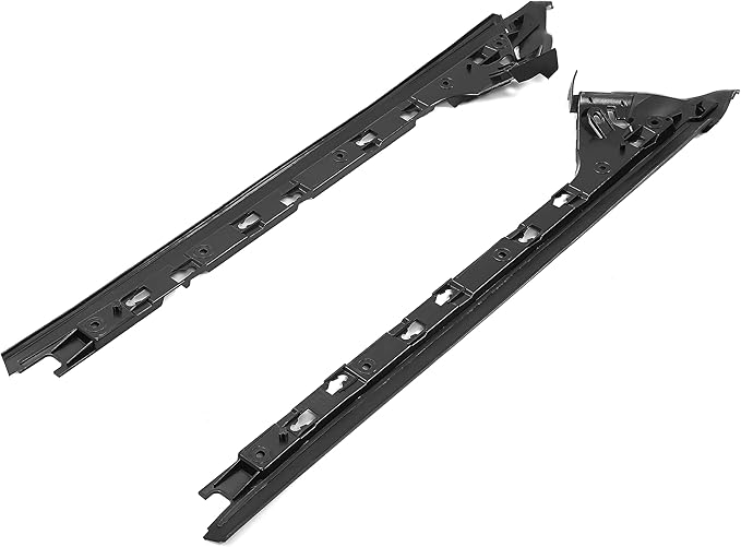 HECASA Windshield Side Molding A-Pillar Trim Compatible with 2011-2019 Ford Explorer Replacement for BB5Z-78 03136-BA BB5Z-7803137-BA Inner Front Pillar Trim Mount Brackets Left and Right Side