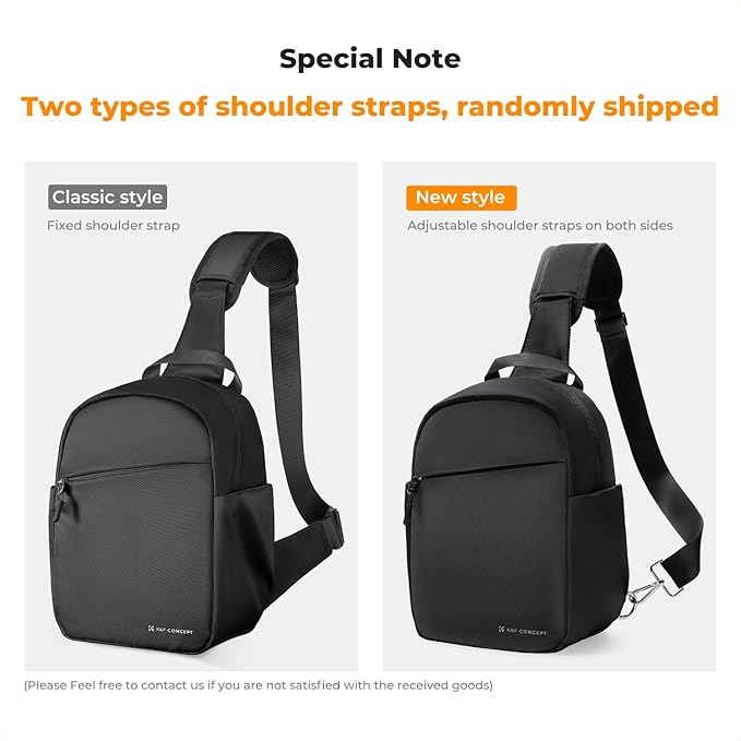 K&F CONCEPT Small Camera Bag for Photographer, Camera Sling Crossbody bag for DSLR/SLR/Mirrorless Camera, Compact Camera Case for Men and Women, Black