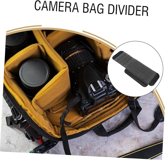 Padded Camera Bag Dividers Organiser Bag Inserts Camera Liner Partition Inner Case for Dslr Dividers
