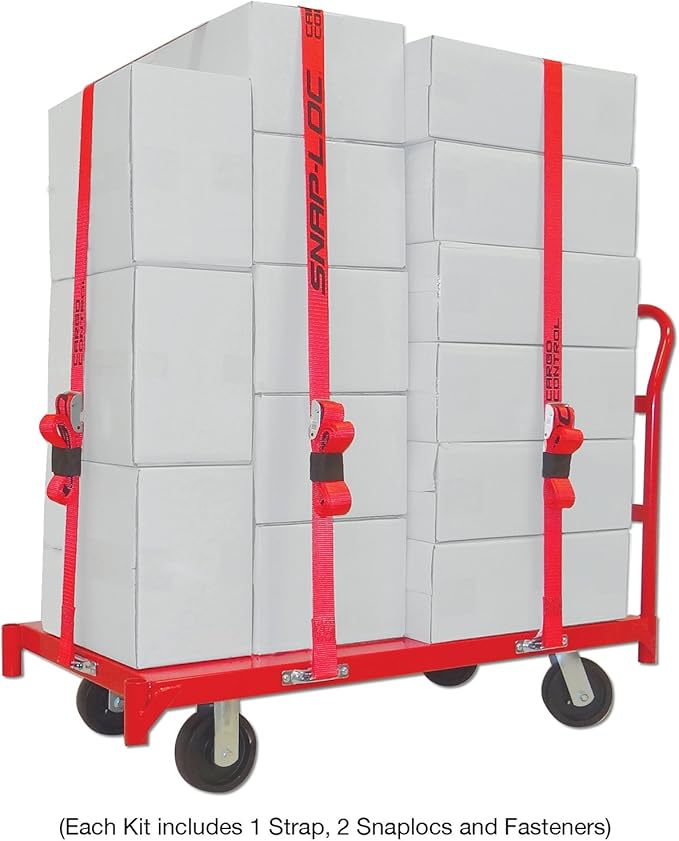 SNAPLOCS CART Strap Anchor KIT with 2" x16' CAM for Platform Trucks