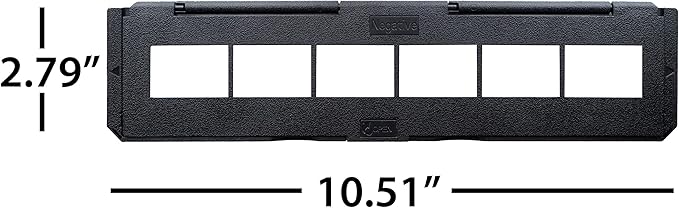 Magnasonic Long Tray Negative Film Holder for 35mm Compatible Film Scanners, Holds 6 Negative Frames to Speed up Processing Time, Easy To Use, Gently Flattens and Protects Film Edges - Set of 3 (NT01)