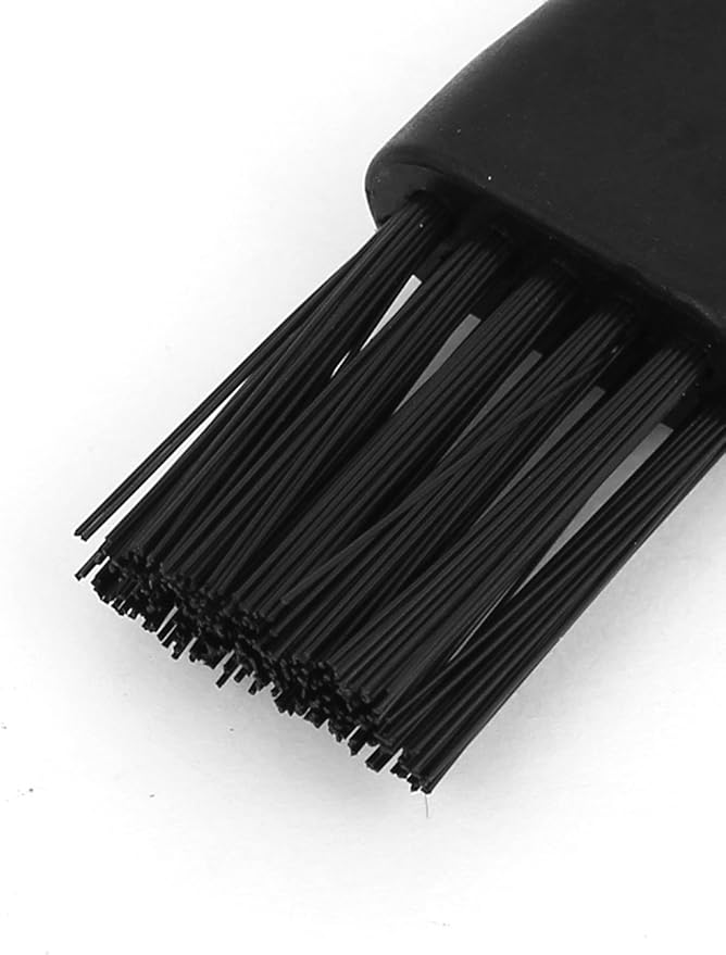 uxcell 5 Pcs Black Plastic Handle PCB ESD Anti Static Cleaning Brush