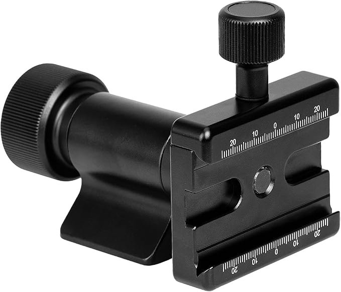 Monopod Gimbal Head with Arca-Swiss Dovetail Quick Release Plate | Rapid Side-Saddle Tilt Adjustment for Telephoto Lenses | Tripod Mount | Professional Photography & Video Gear for DSLR/Camcorders