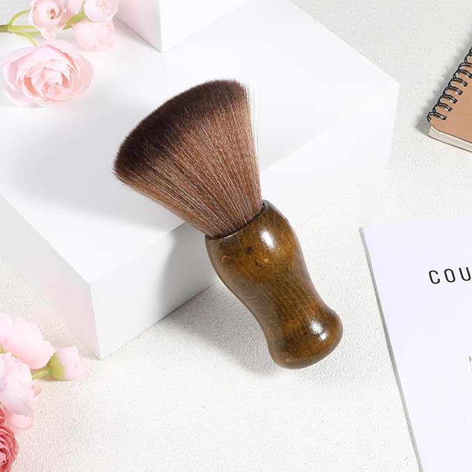 Vinyl Records Cleaning Brush, Anti Static Dust Brush Wooden for Record Player Care, Soft Bristles Albums Records Accessories for Vinyl Care (Brownish Green)