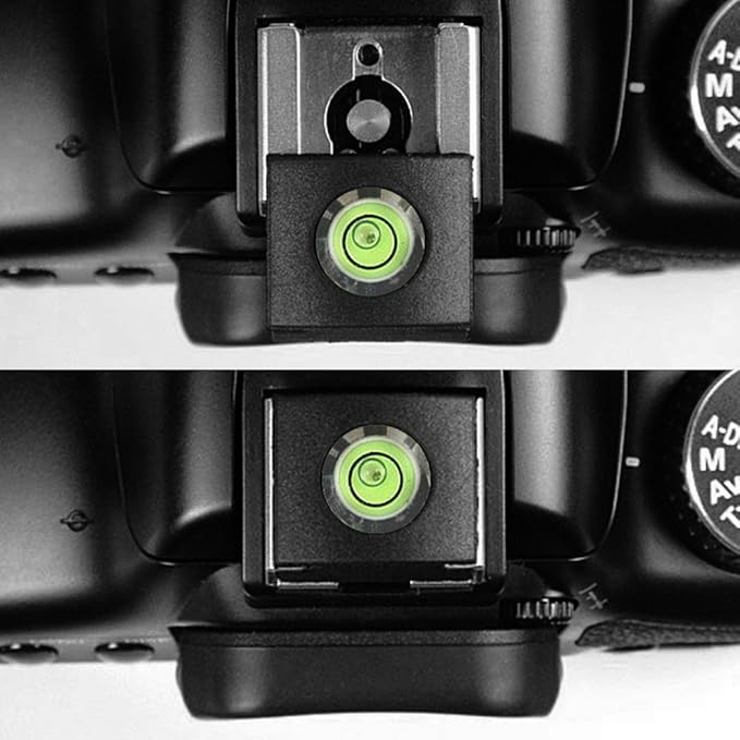 Set of 12 Hot Shoe Covers, SENHAI Camera Flashlight Hotshoe Cover of Bubble Spirit Level for Canon Nikon Panasonic Fujifilm Olympus Sigma PENTAX DSLR SLR
