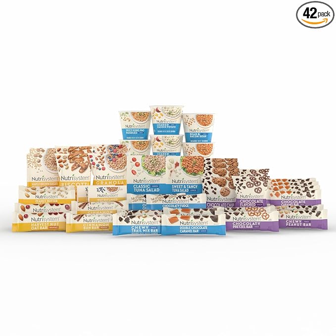 Nutrisystem® 14 Day Kit Flex, Ready-to-Go Breakfasts, Lunches, and Snacks, 42 Servings