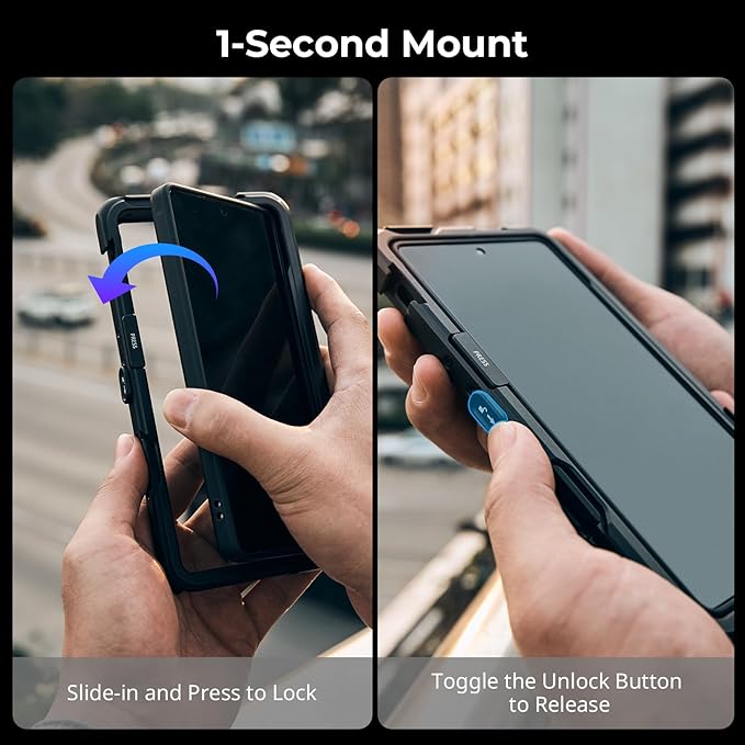 SmallRig S25 Ultra Cage Kit for Samsung Aluminum Cage with 67mm Magnetic Filter Adapter, Quick Release Design, Phone Video Rig for Vlogging and Live Streaming -5254