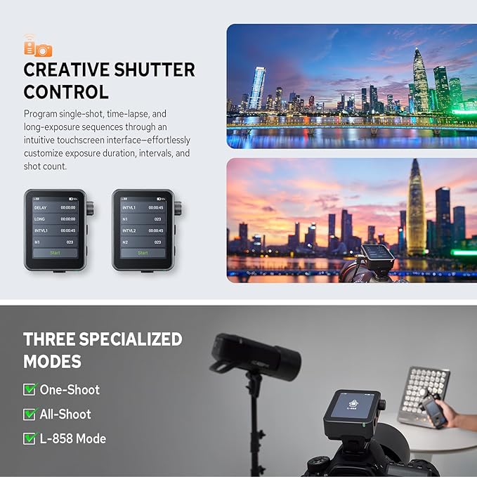 Godox X3 Pro N X3Pro-N Flash Trigger for Nikon, 2.4" Touchscreen, 1/8000s HSS TTL TCM, USB-C Charge, 30-Day Battery Life, GODOX X3PRO X3Pro N X3ProN Touchscreen Wireless Flash Trigger Transmitter
