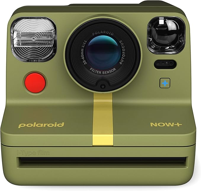 Polaroid Now+ 2nd Generation I-Type Instant Film Bluetooth Connected App Controlled Camera - Forest Green (9075)