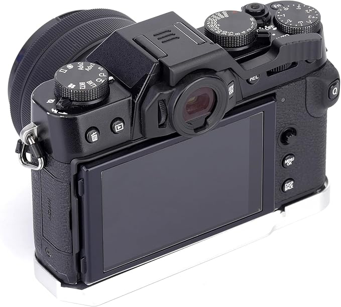 Metal Thumbs Up Grip Compatible with Fuji Fujifilm X-T30III/X-T20III/X-T10III/X-T30II/X-T20II/ X-T10II/XT30/XT20/XT10/X-T50 Mirrorless Cameras Thumb Rest Support with Hot Shoe Cover (Black)