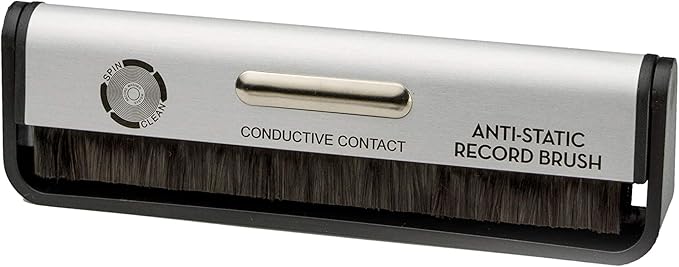 Spin-Clean Anti-Static Carbon Fiber Record Cleaner Brush | Vinyl Record Cleaning Brush