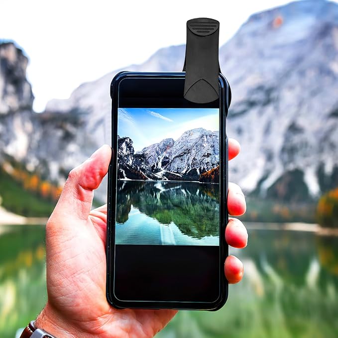 37Mm Clip-on Macro Lens for Smartphones 15X Zoom Mobile Phone Lens with Multi-Coated Optics for Clear Close-up Photography Compatible with iPhone 15 Pro Max and Other Phones