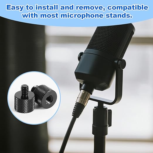 8pcs Tripod Screw Adapters, 1/4" to 3/8" Threaded Mount Converter Screw Tripod Accessories for Camera Light Stand Mic Stand and More