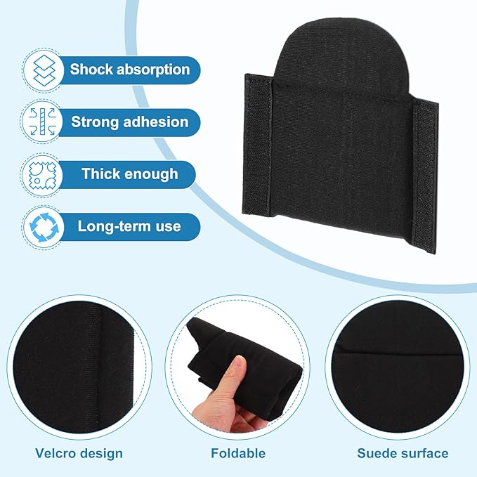 PATIKIL Camera Bag Divider, 2Pcs 6.5"x6.3"x0.55" Shockproof Camera Bag Inserts Separator Pad Protective Lens for Nikon Camera DSLR Protect Bag Organizer Universal Divider Cushion, Black