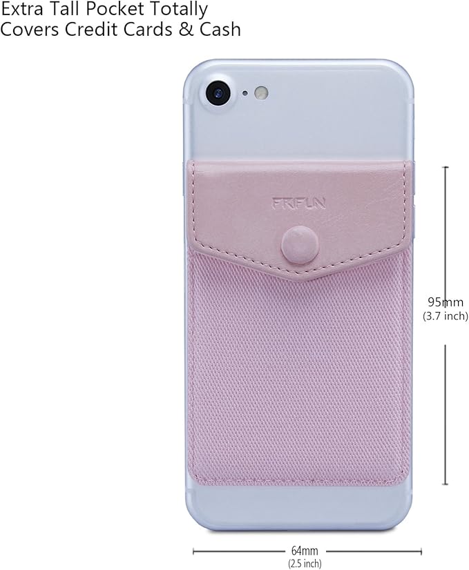 Ultra-Slim Self Adhesive Credit Card Leather Wallet