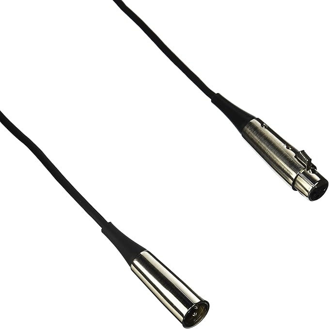 Shure C25F 25' Triple-Flex Chrome XLR Cable Connectors