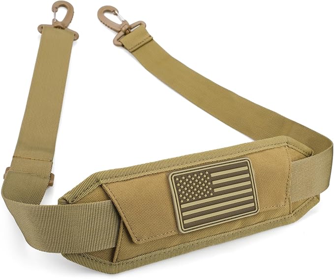 WYNEX Shoulder Strap Pad for Tactical Pouch, Universal Bag Strap with Detachable Thick Pad Single Shoulder Straps Replacement