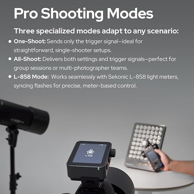 Godox X3 Pro C X3 PRO-C TTL Wireless Flash Trigger for Canon Camera,2.4GHz LCD Touchscreen Flash Transmitter,Built-in Lithium Battery, X3 C Updated Version