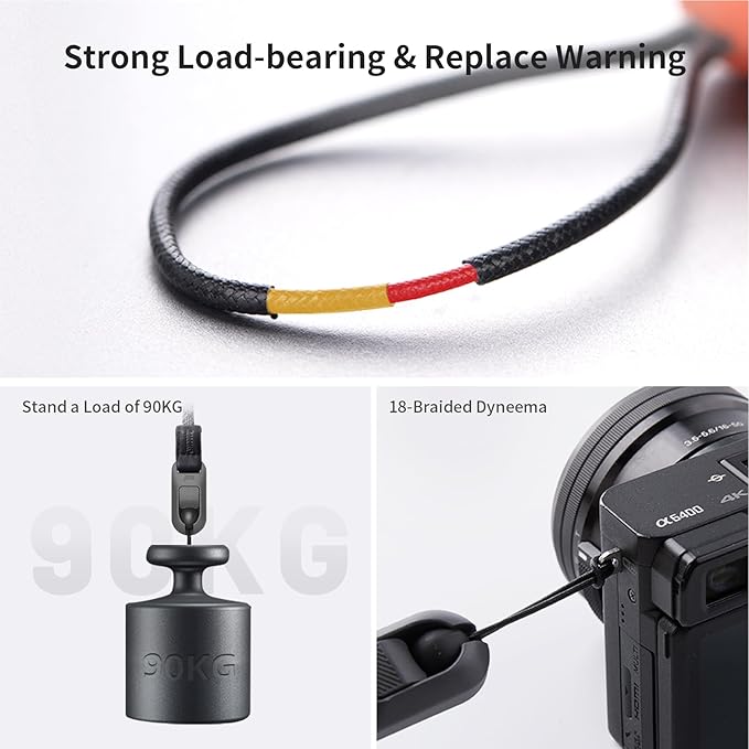 PGYTECH Camera Strap Air Universal Quick Connectors Air Set for Neck/Wrist Straps with Quick Beads 2.0(1.5mm)