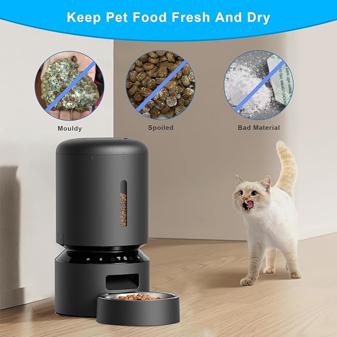 12-Pack Pet Food Desiccant Bag, Compatible with Automatic Cat dog Feeders, Keep Pet Food Dry and Fresh