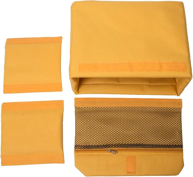 peacechaos Men's Lightweight Vintage Waterproof Canvas DSLR SLR Shockproof Camera Shoulder Messenger Bag Sling bag (Yellow)