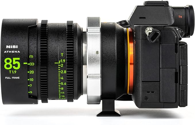 NiSi - Athena PL to E Mount Adapter - High Precision Converter for Using PL Lenses on Sony E Mount Cameras - Enhanced Cinematic Performance and Creative Flexibility - Camera & Photography Accessories