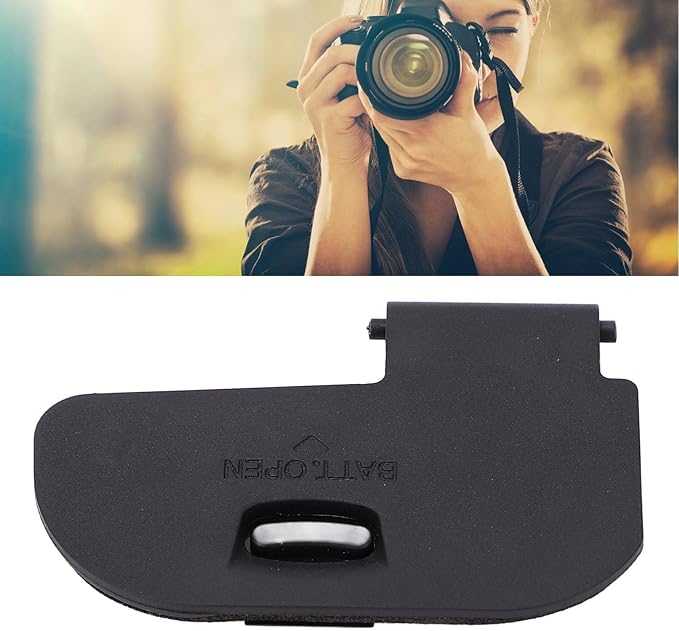 Camera Battery Door Cover, Battery Door Protective Lid Battery Compartment Replacement Lid Cover Compatible with R5 R5C R6 Camera