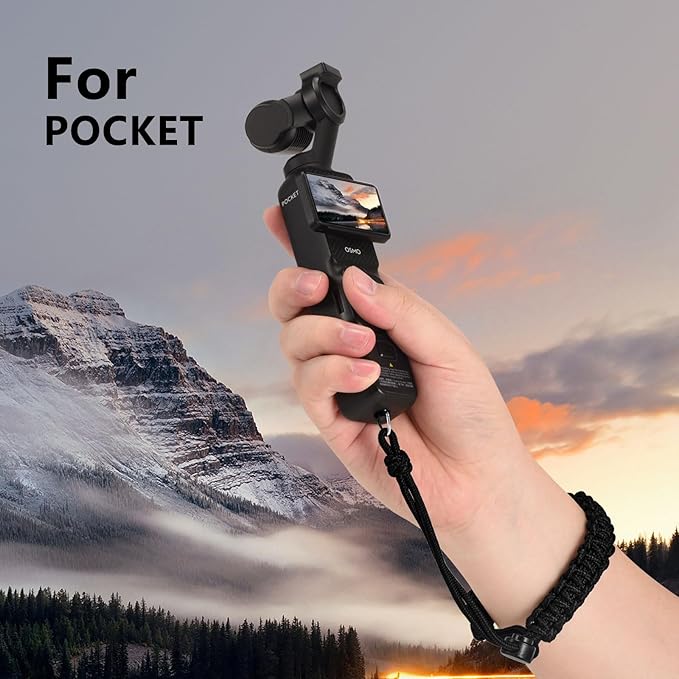 TLEVZKM Camera Wrist Strap, Adjustable Anti-Drop Nylon Hand Rope with 1/4-20 Screw for GOPRO Insta360 DJI Selfie Stick Canon Nikon Sony DSLR Cameras
